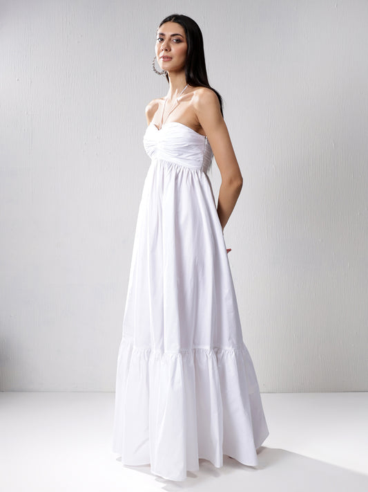 White Cotton Maxi