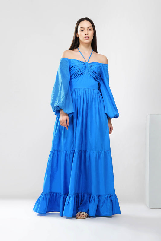 Cobalt Tiered Maxi