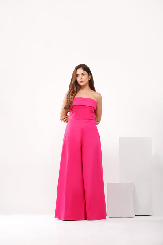 Pink Flap jumpsuit
