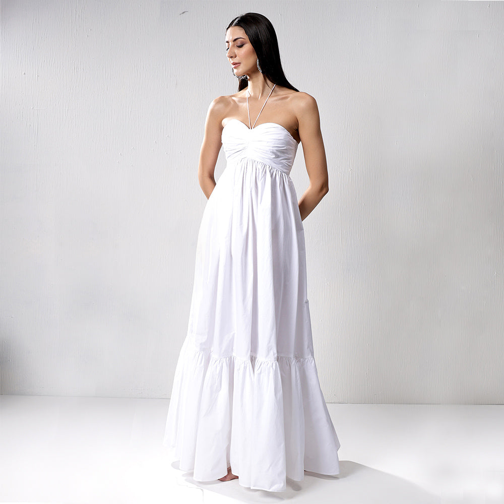 White Cotton Maxi