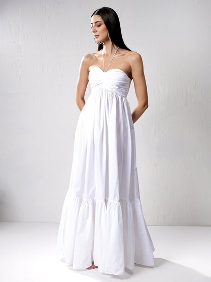 White Cotton Maxi