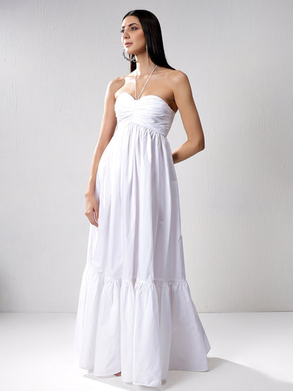 White Cotton Maxi