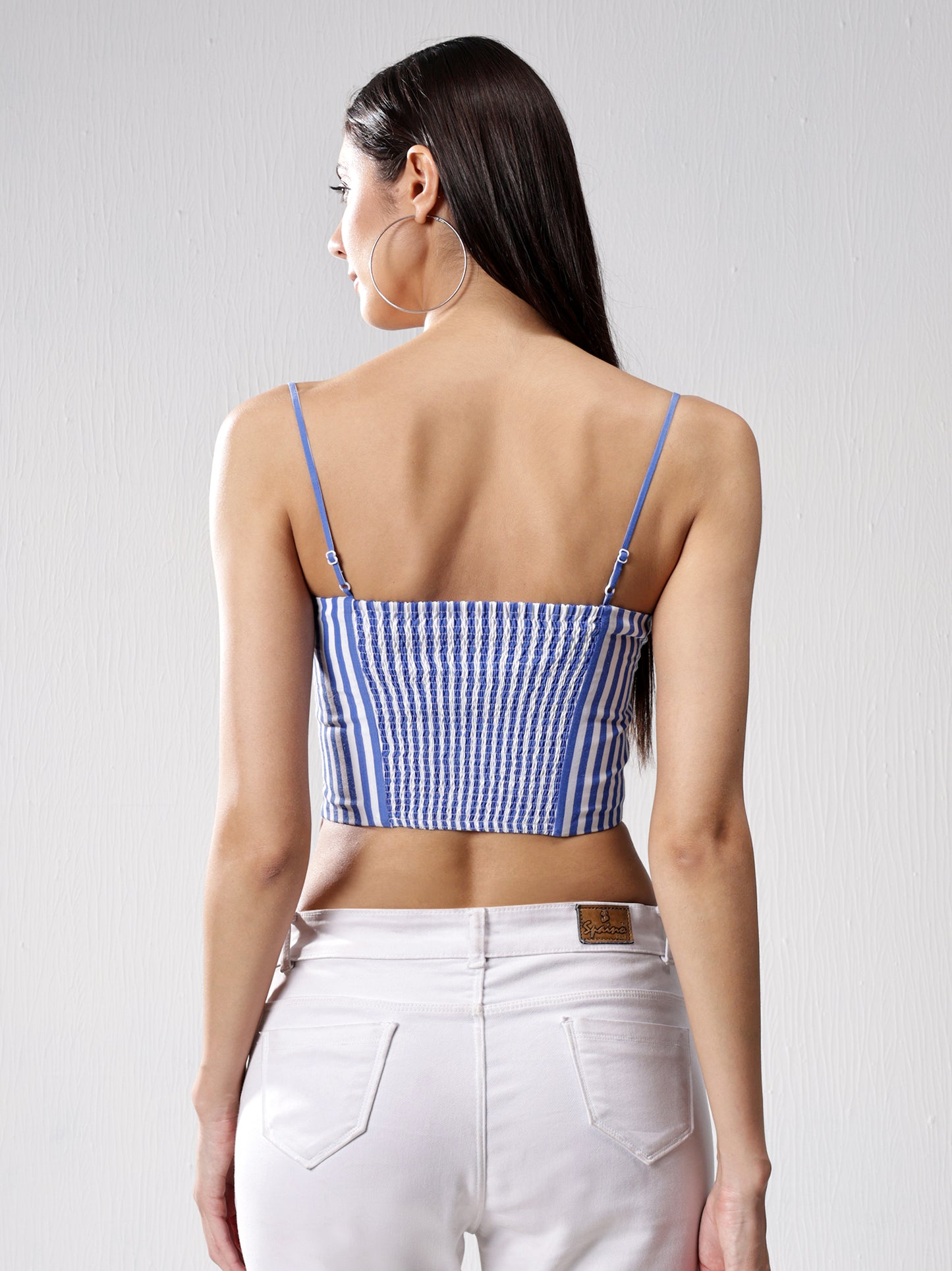 Play of stripes corset