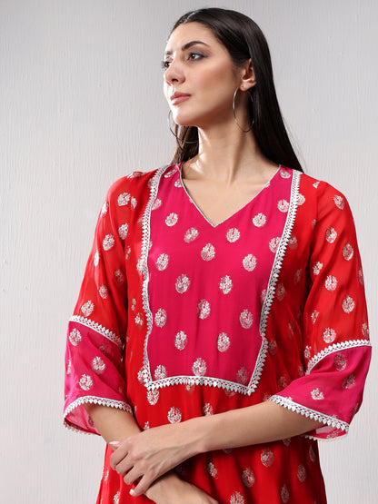 Colour Blocked Kaftan