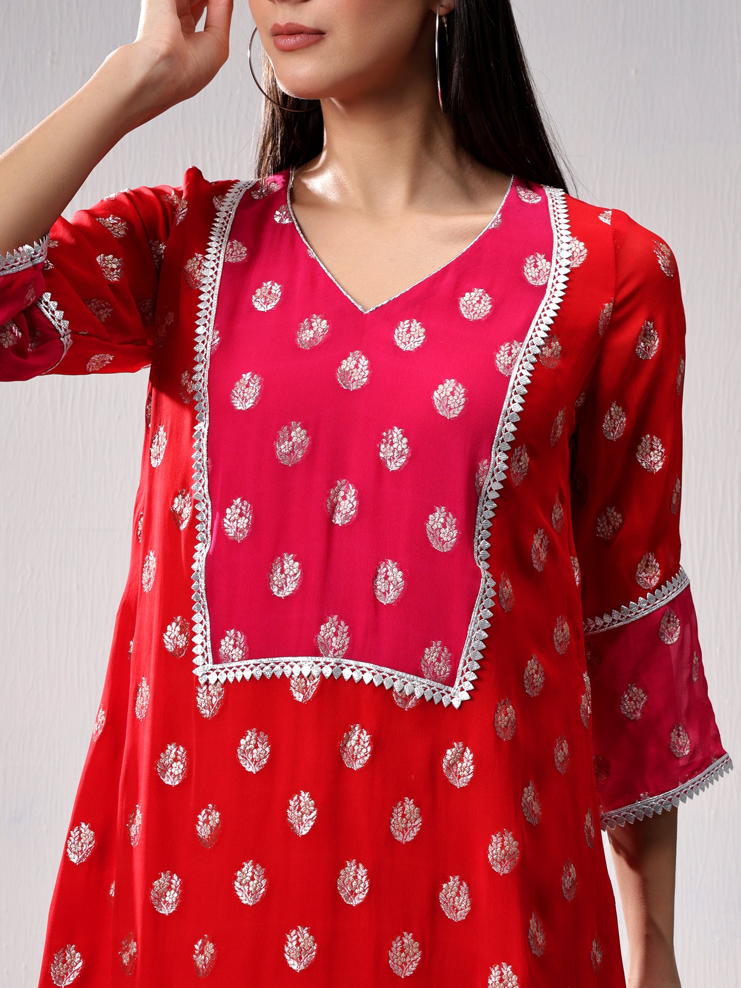 Colour Blocked Kaftan