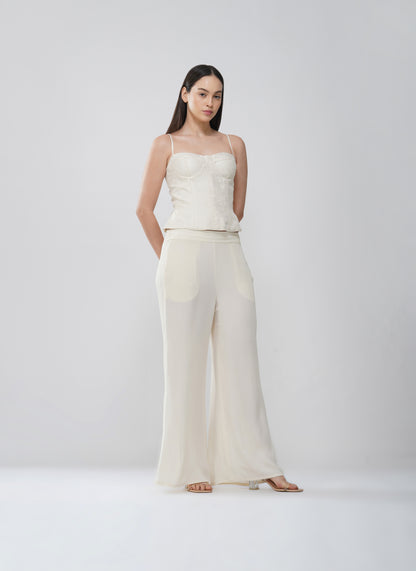 Georgette easy fit pants