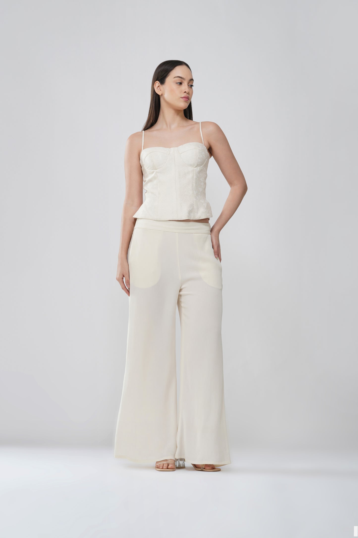 Georgette easy fit pants
