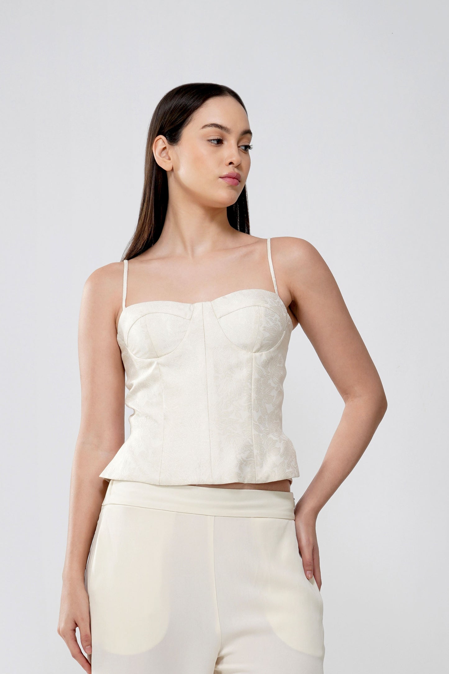 Jaquard corset