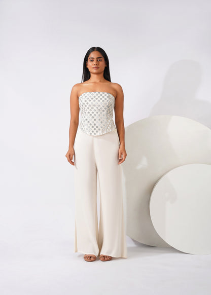 Moonlit polka corset