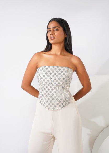 Moonlit polka corset