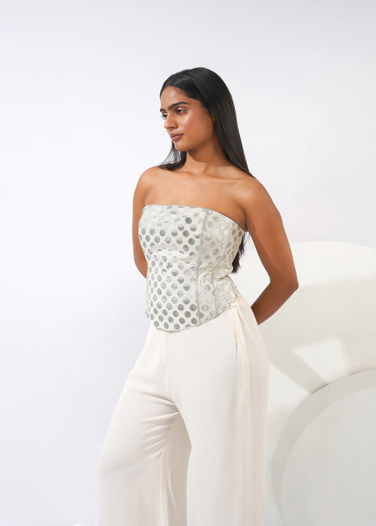 Moonlit polka corset