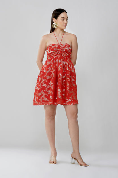 Crimson Brocade Mini