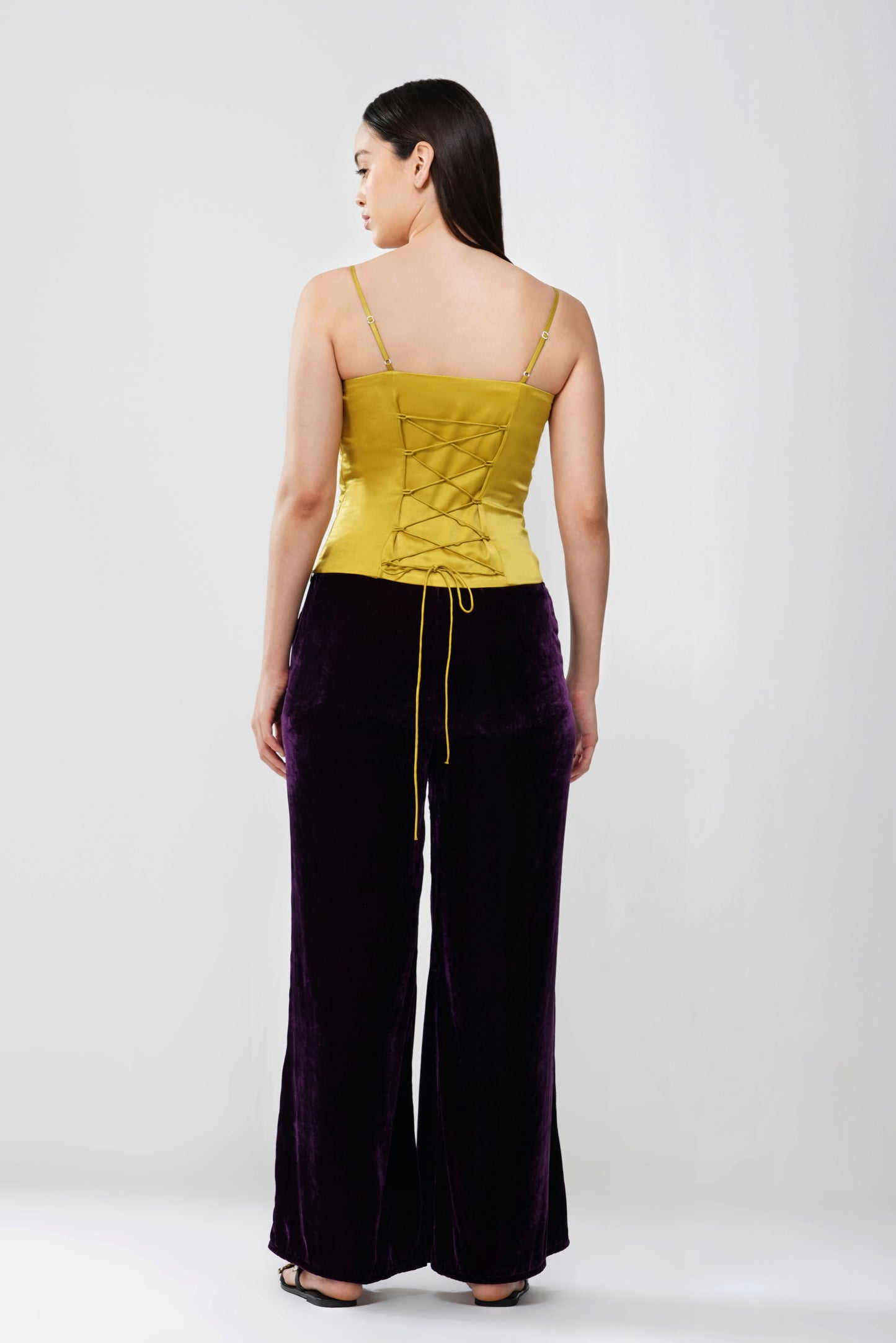 Olive Gold corset top