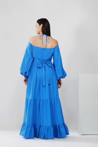 Cobalt Tiered Maxi