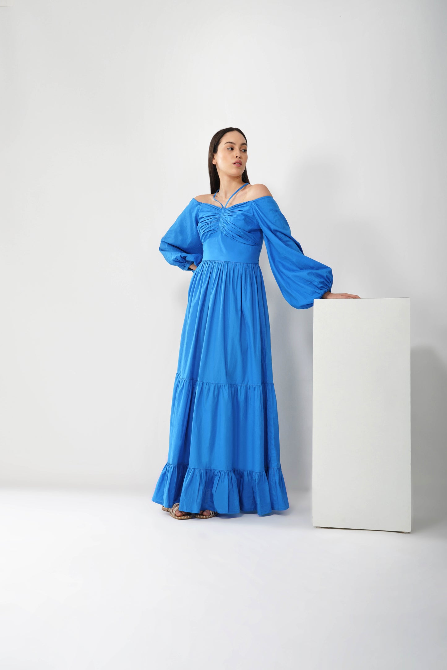 Cobalt Tiered Maxi