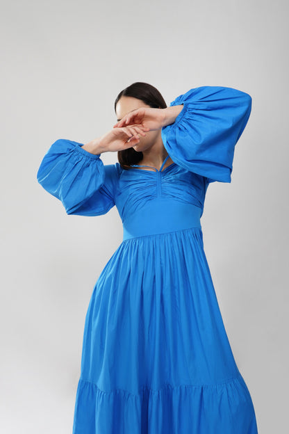 Cobalt Tiered Maxi