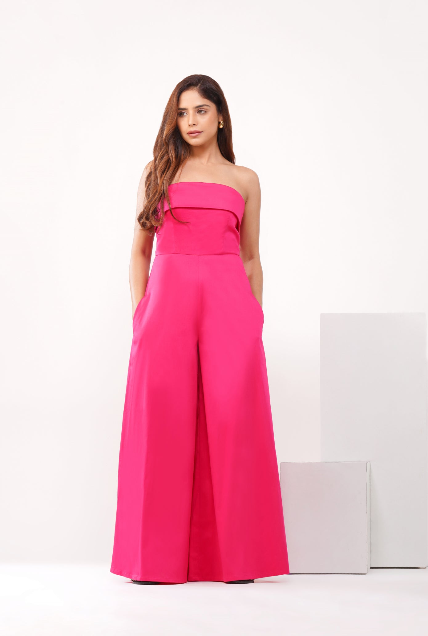 Pink Flap jumpsuit