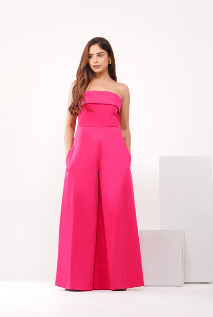 Pink Flap jumpsuit
