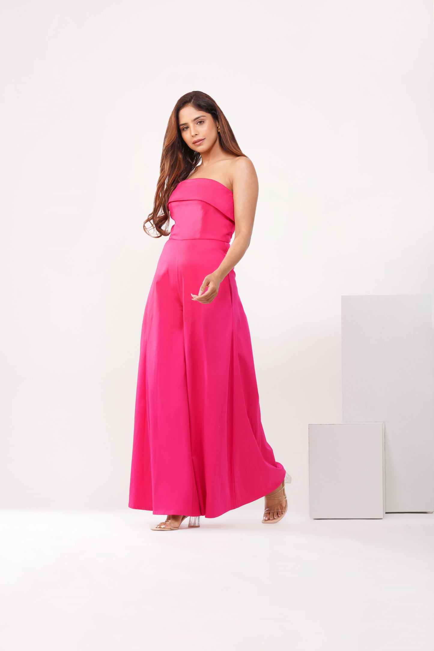 Pink Flap jumpsuit
