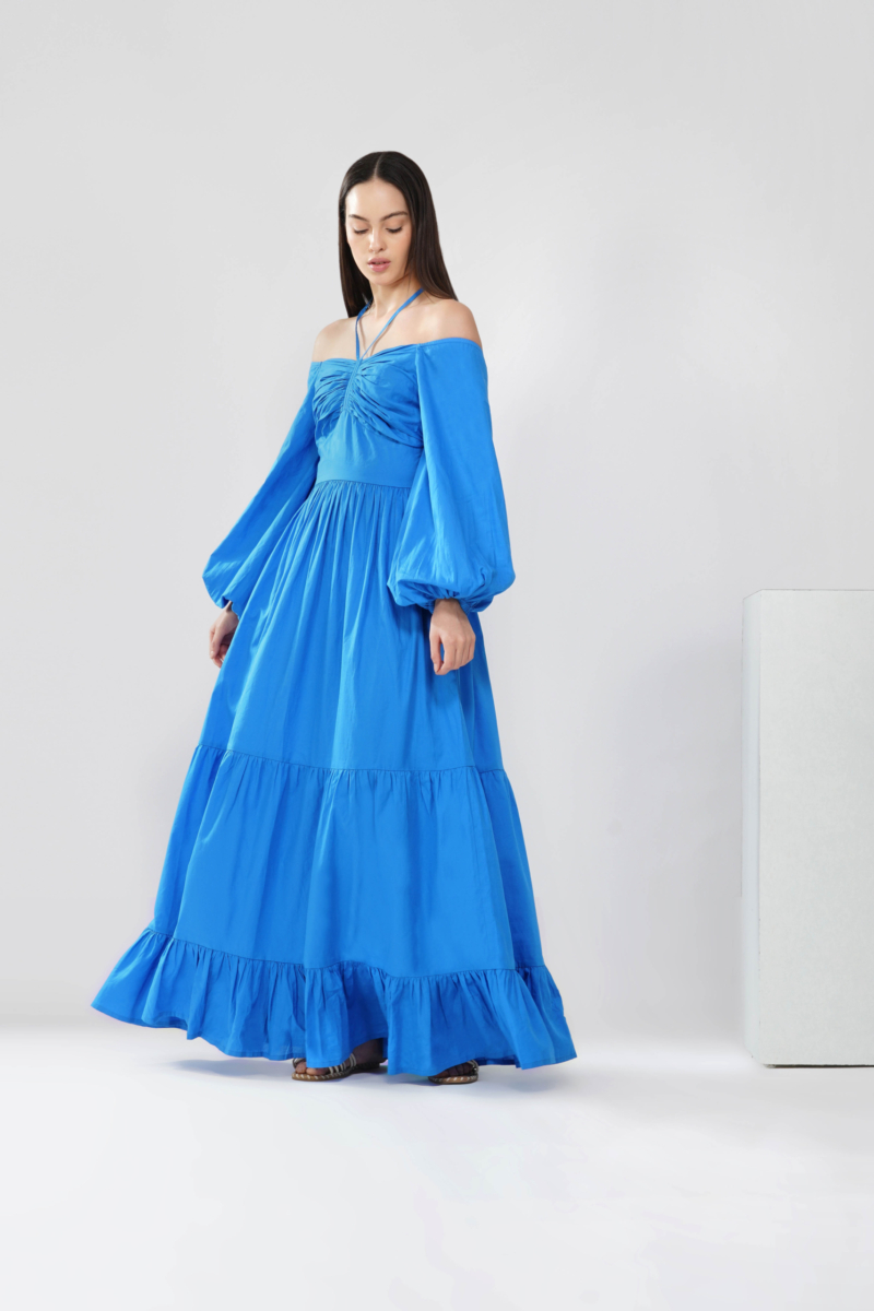 Cobalt Tiered Maxi