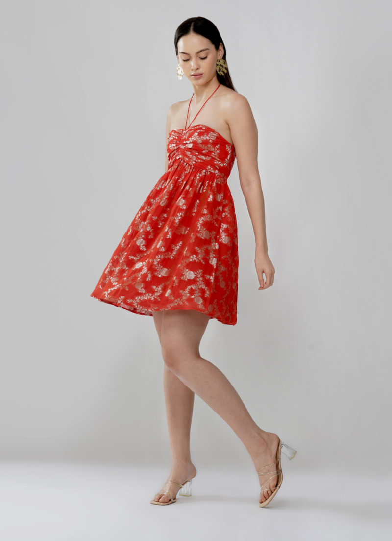 Crimson Brocade Mini